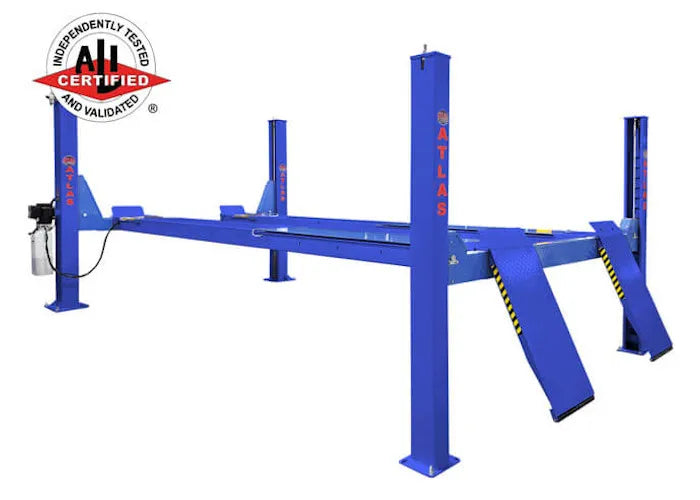 Atlas Platinum PVL14OF-EXT ALI Certified Open Front Four Post Alignment Lift