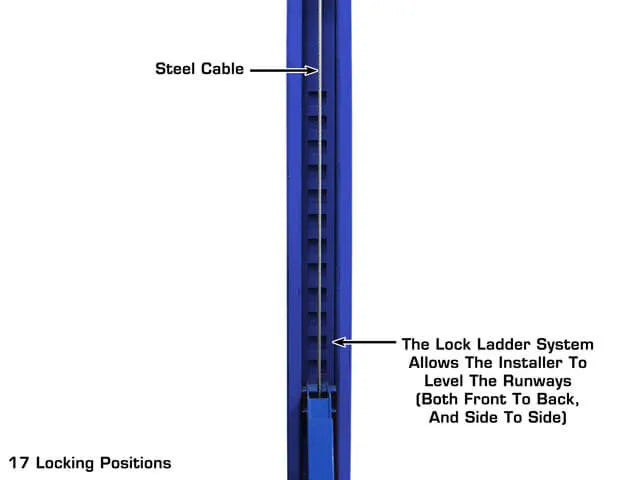 Atlas Platinum PVL14OF-EXT ALI Certified Open Front Four Post Alignment Lift