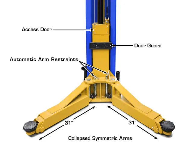 Atlas Platinum PVL-12 ALI Certified Two Post Lift