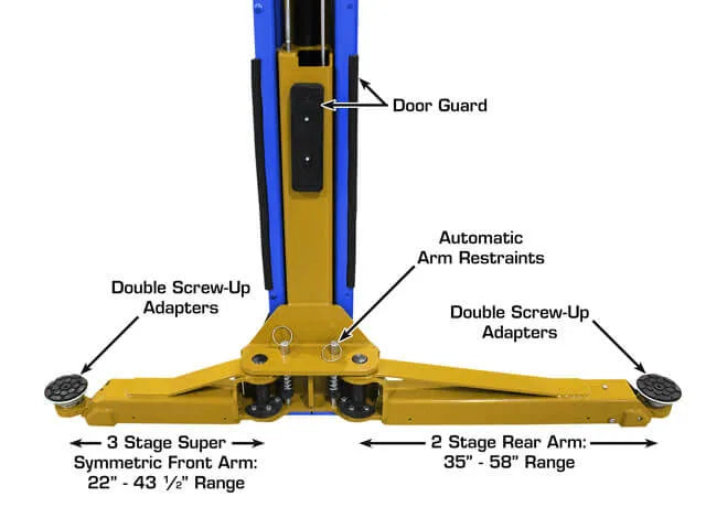 Atlas Platinum PVL-10 ALI Certified Two Post Lift