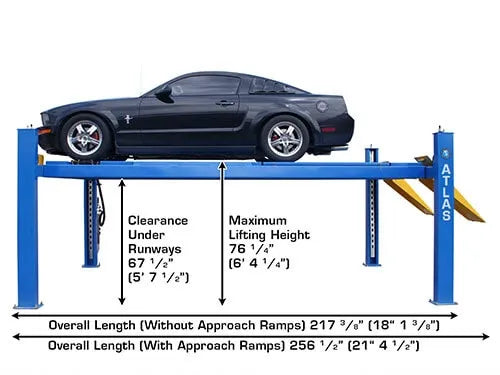 Atlas 414A Commercial Grade Four Post Alignment Lift