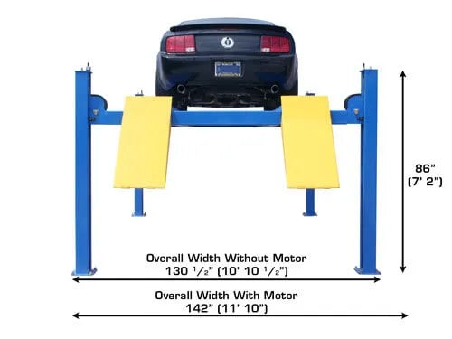 Atlas 414A Commercial Grade Four Post Alignment Lift