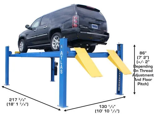 Atlas 414A Commercial Grade Four Post Alignment Lift