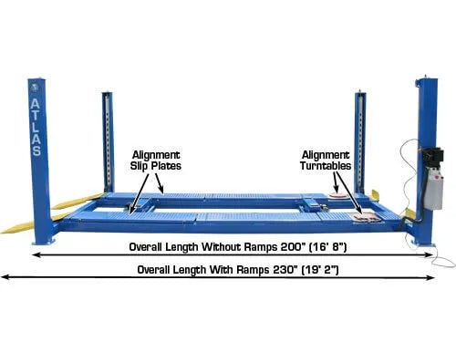 Atlas 412A Commercial Grade Four Post Alignment Lift