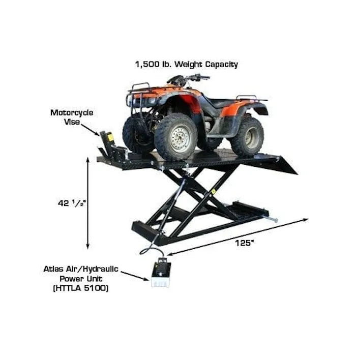 Atlas HI-RISE 1500 Motorcycle ATV Lift