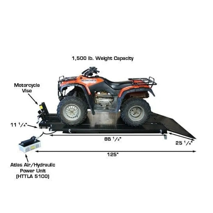 Atlas HI-RISE 1500 Motorcycle ATV Lift