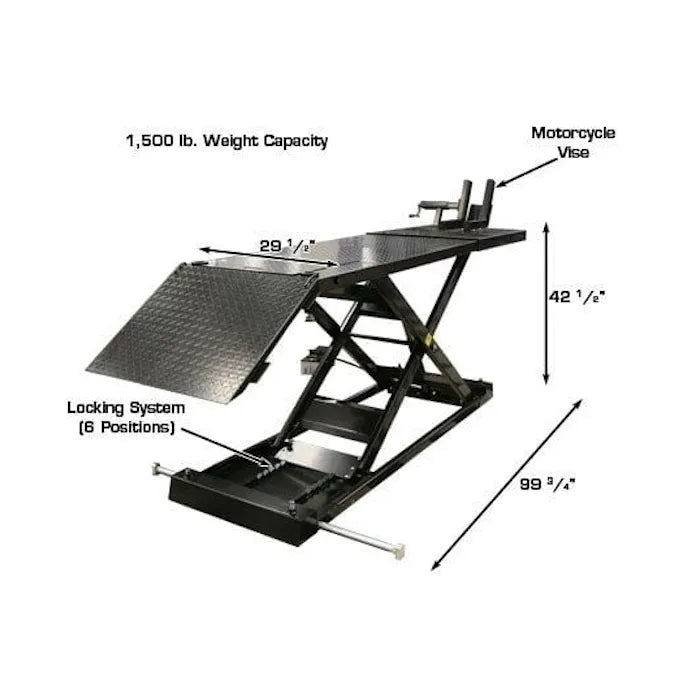 Atlas HI-RISE 1500 Motorcycle ATV Lift