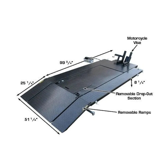 Atlas HI-RISE 1500 Motorcycle ATV Lift