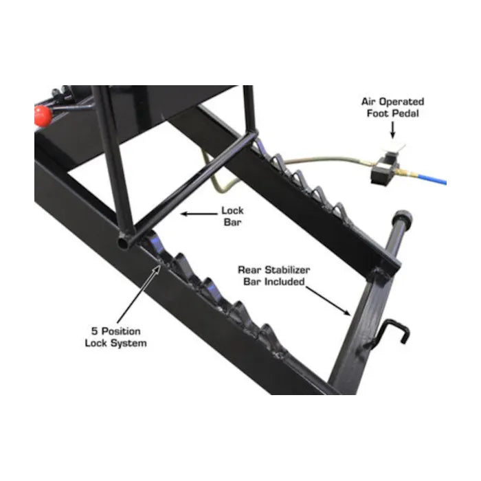 Atlas ACL Motorcycle Lift with Roller Plate