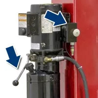 Challenger Lifts AR44018AR Four Post Alignment Lift Closed Truck