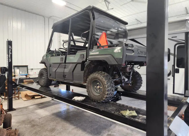 Challenger Lifts CL4P9X Home Storage Four Post Lift Extended Height