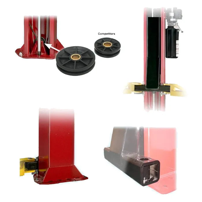 Challenger Lifts CL10AV3-QC Versymmetric Adjustable Two Post Lift