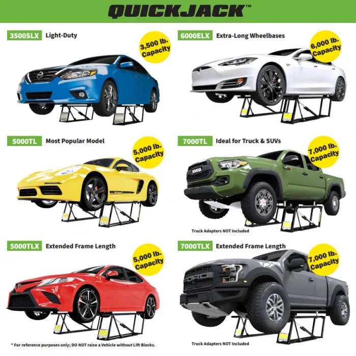 Ranger QuickJack 5000TL Portable Car Lift System