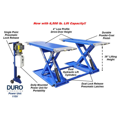 ASEplatinum MR6.5K-38 Portable Mid-Rise Scissor Lift