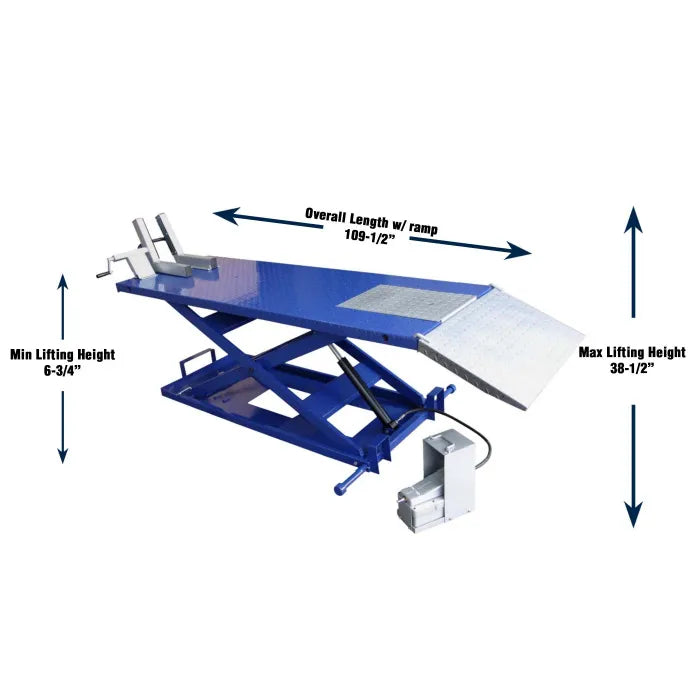 ASEplatinum M-1500C-HR High Rise Motorcycle Lift