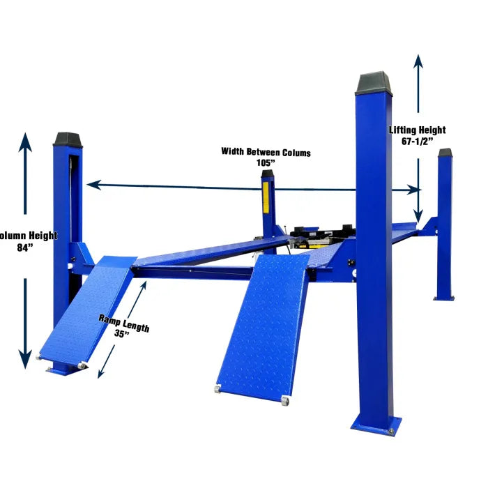 ASEplatinum FP12K-K Four Post Hoist