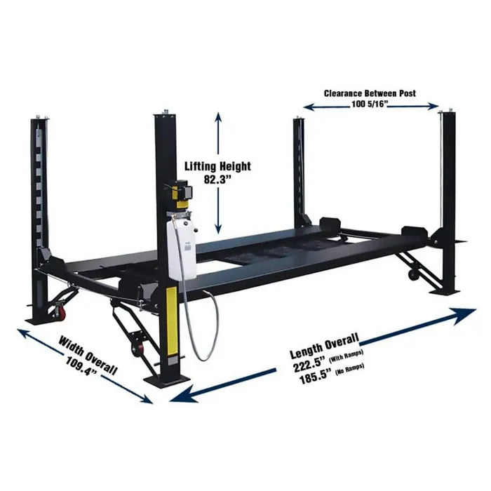 Tuxedo FP8K-DX Four Post Garage Lift