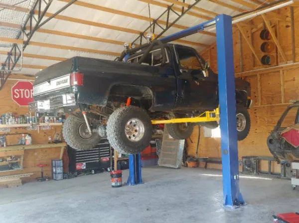 ASEplatinum WH9KSCX Symmetric Clear Floor Two Post Lift