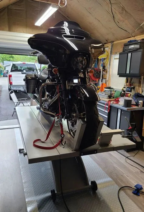 ASEplatinum M-1000C Pneumatic Motorcycle Lift