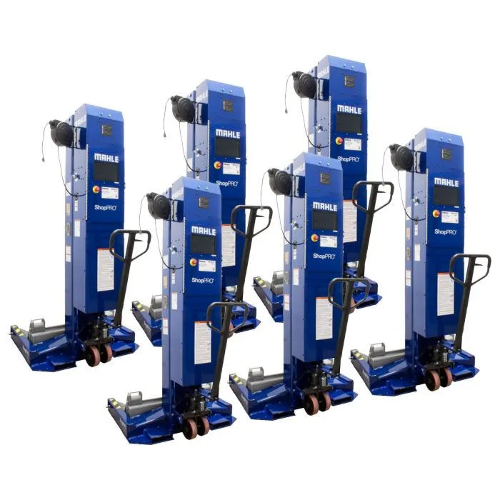 MAHLE ShopPRO CML-9 Wireless Mobile Column Lifts Set of 6