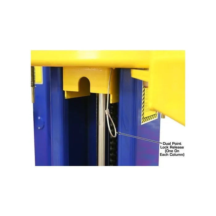 Atlas 9KBPX Baseplate Two Post Lift + Lawn Mower Adapter Combo
