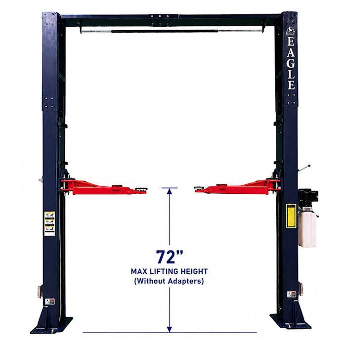 Eagle EAG-10C Clear Floor Two Post Lift