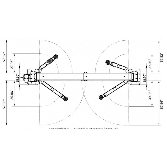 Eagle EAG-9F Floor Plate Two Post Lift