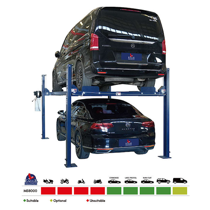 Eagle MS-8000 Four Post Parking Lift