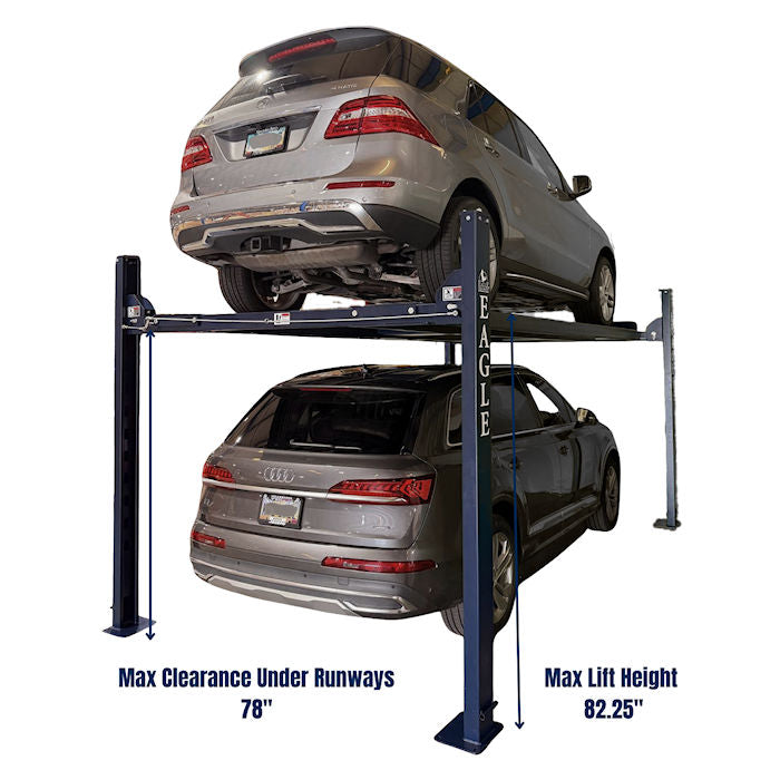 Eagle MS-8000-XLT Extra Large Four Post Parking Lift