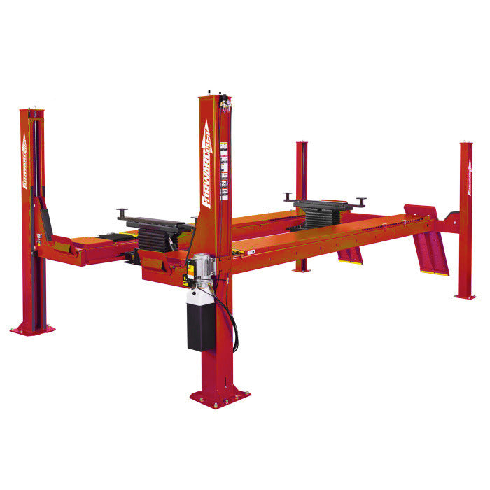 Forward Lift CROA14EL Extra Long Four Post Open Front Alignment Lift