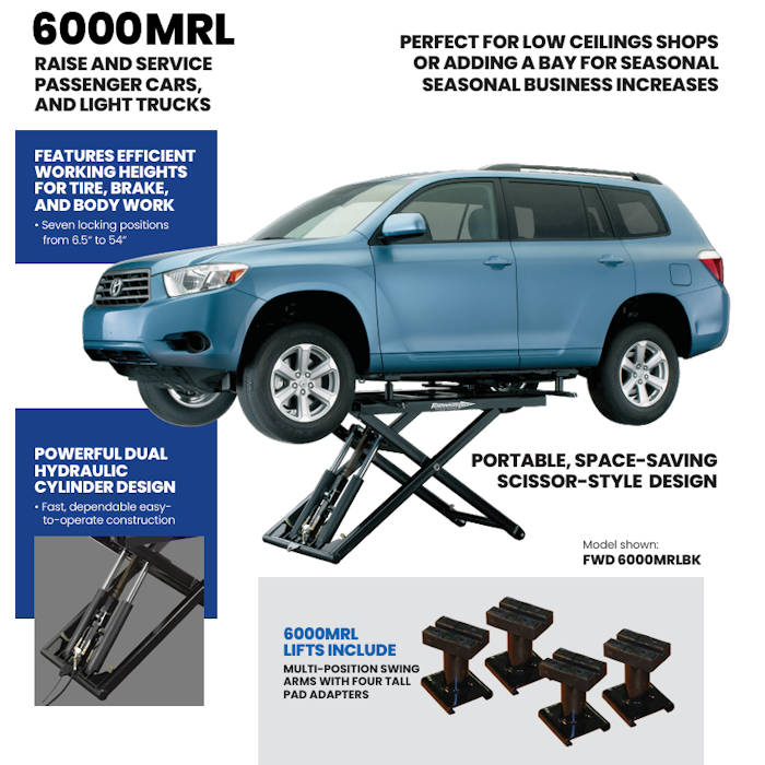 Forward Lift 6000MRL Mid-Rise Scissor Lift
