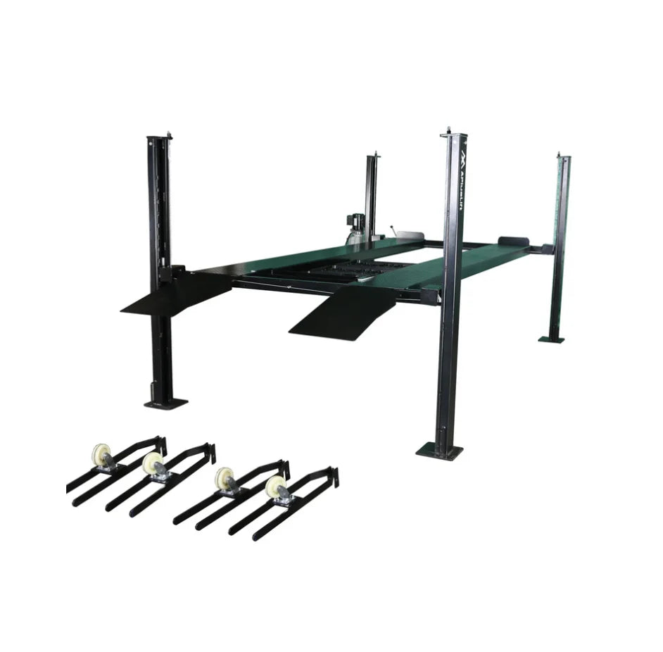 APlusLift 8000LB 4-Post Portable Parking Storage Service Car Lift - HW-8S or HW-8SXLT