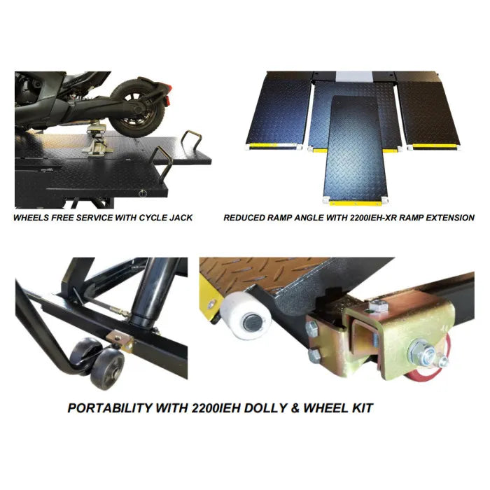 iDEAL U-2200IEH-XR Pro Series Power Sport UTV Lift