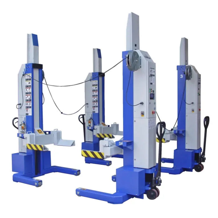 iDEAL MSC-13K-B-678 Mobile Column Vehicle Lifts Set of 6