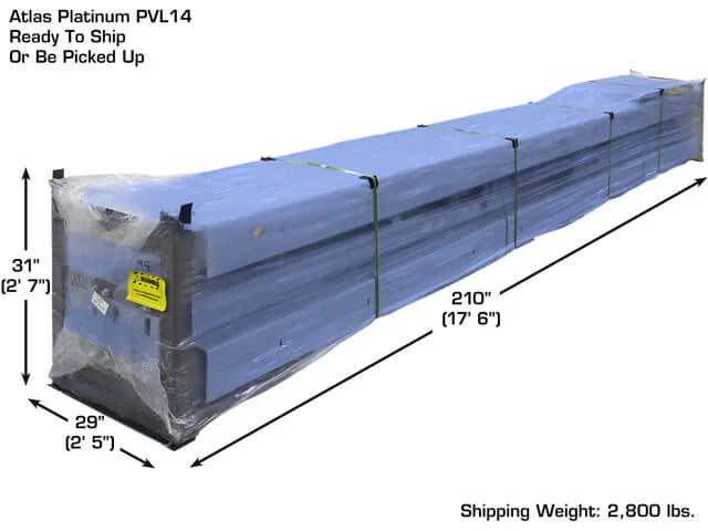 Atlas Platinum PVL14 ALI Certified Commercial Four Post Lift