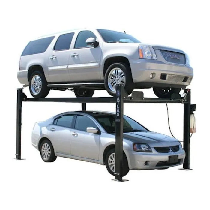 Atlas Garage Pro 8000 Four Post Lift + RJ35 Sliding Jacks Combo