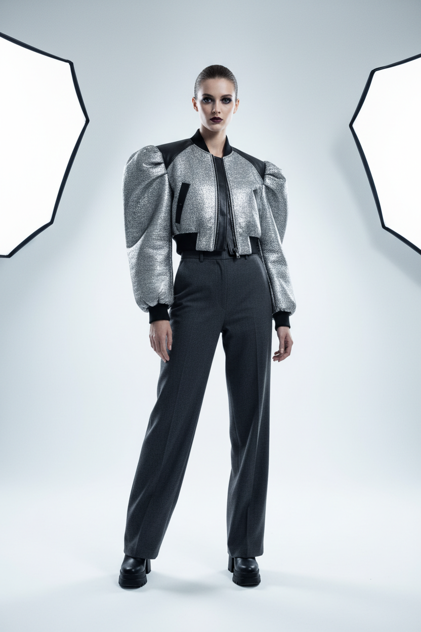 Professional Model in Jacket