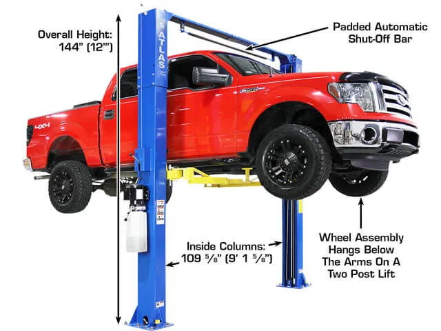 Atlas PRO-9D Overhead Two Post Lift