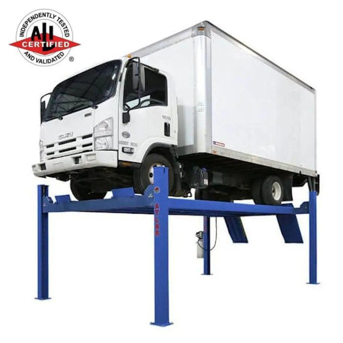 Atlas Platinum PVL14 ALI Four Post Lift + RJ7 Rolling Jacks Combo
