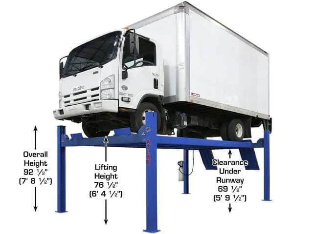 Atlas Platinum PVL14 ALI Four Post Lift + RJ7 Rolling Jacks Combo