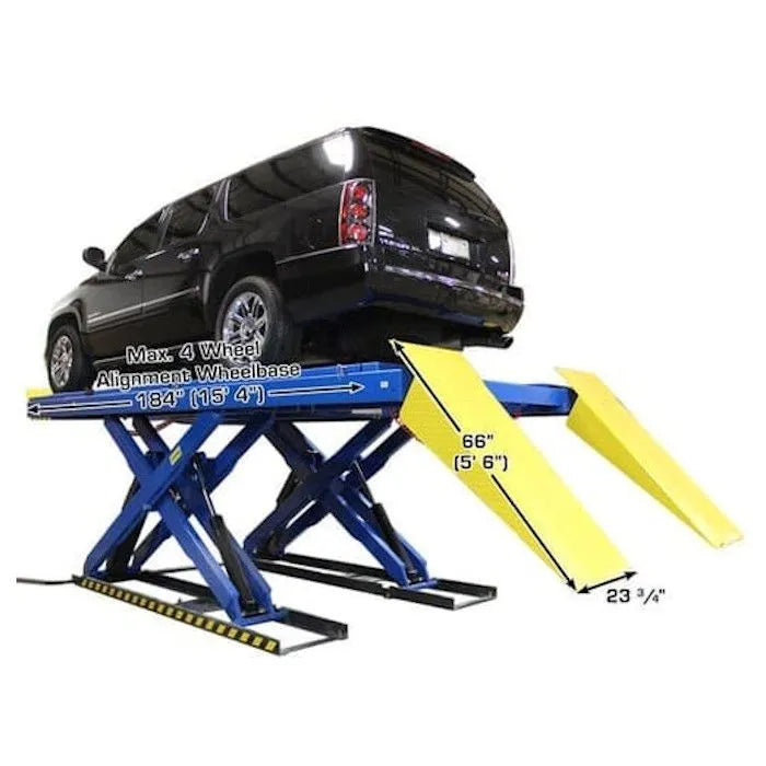 Atlas PX16A HD Scissor Alignment Lift + RJ8 Rolling Jacks Combo