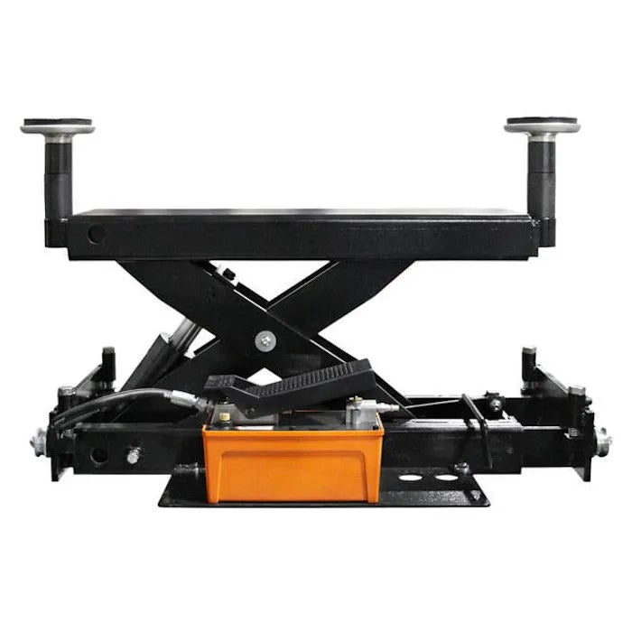 Atlas Apex 9 ALI Certified Four Post Lift + RJ6BK Rolling Jacks Combo