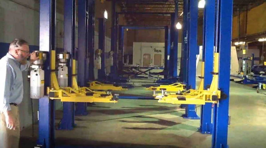 ASEplatinum WH9KSCX Symmetric Clear Floor Two Post Lift